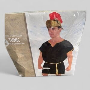 New One piece gold accent tunic costume unisex standard Greek Roman cosplay